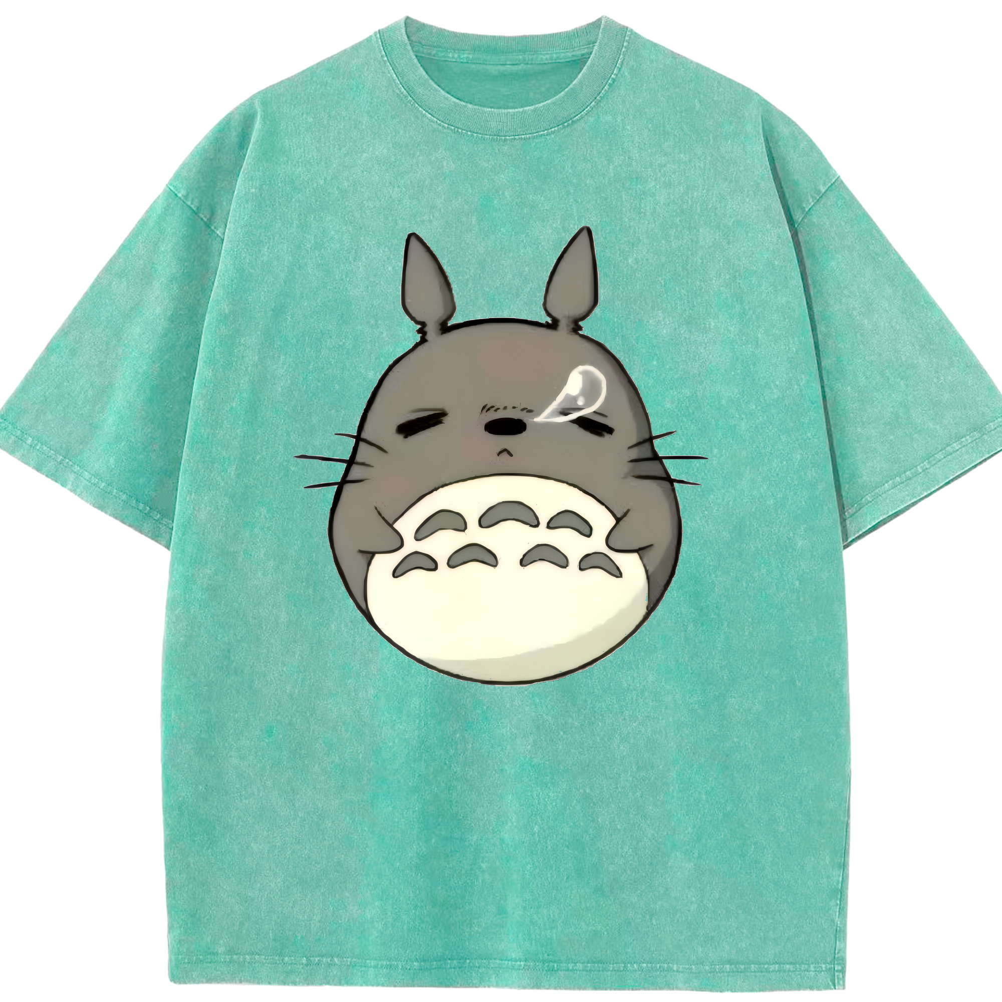 （画像用） となりのトトロ 草壁メイ 草壁サツキ My Neighbor Totoro Satsuki Kusakabe Mei Kusakabe 綿100% ヴィンテージ風 半袖Tシャツ（フロントプリント）